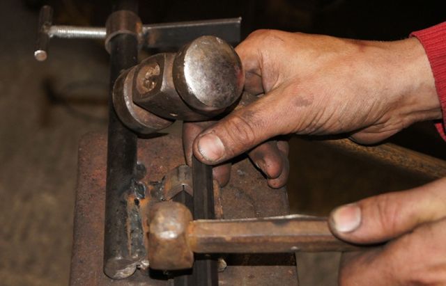 Punching metal