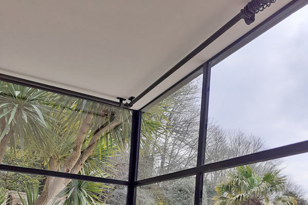 Ceiling brackets in situ.