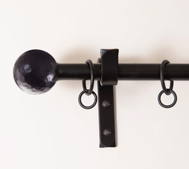 Cannonball finial wrought iron